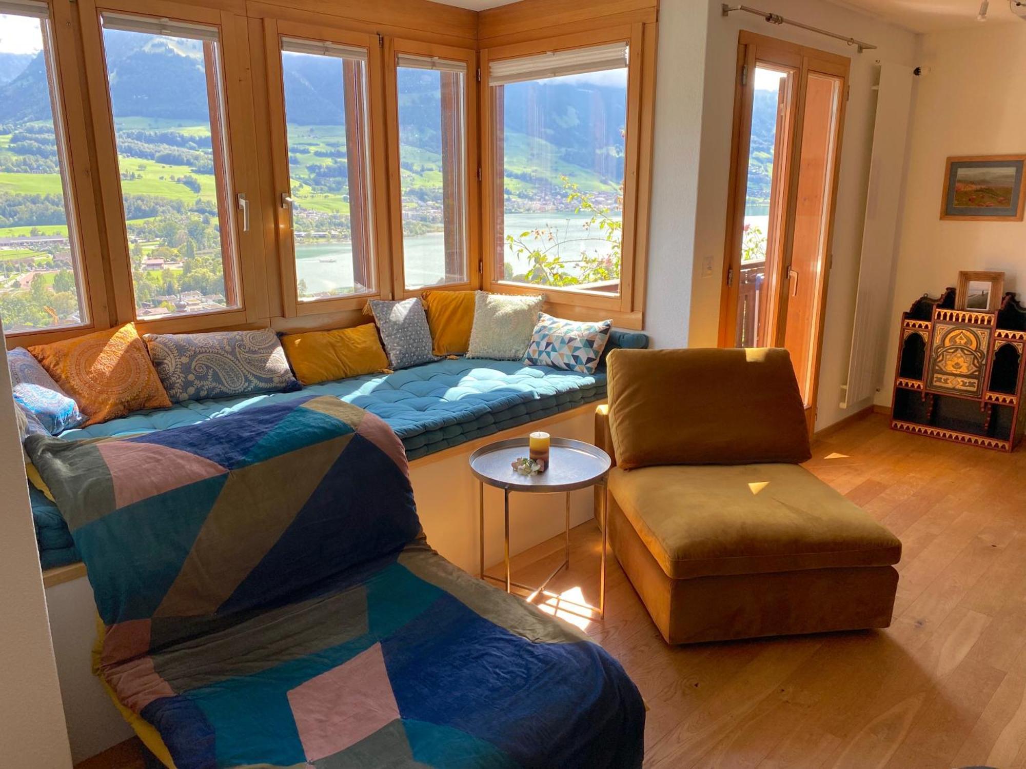 Chalet Seeblick Sarnen Extérieur photo