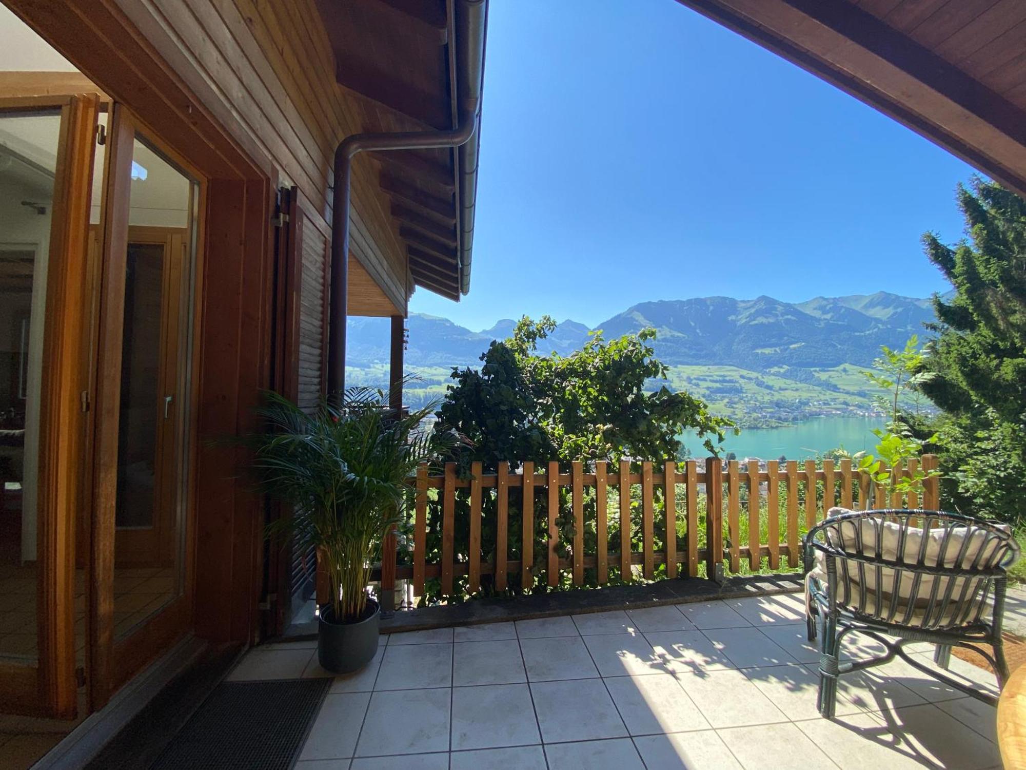 Chalet Seeblick Sarnen Extérieur photo