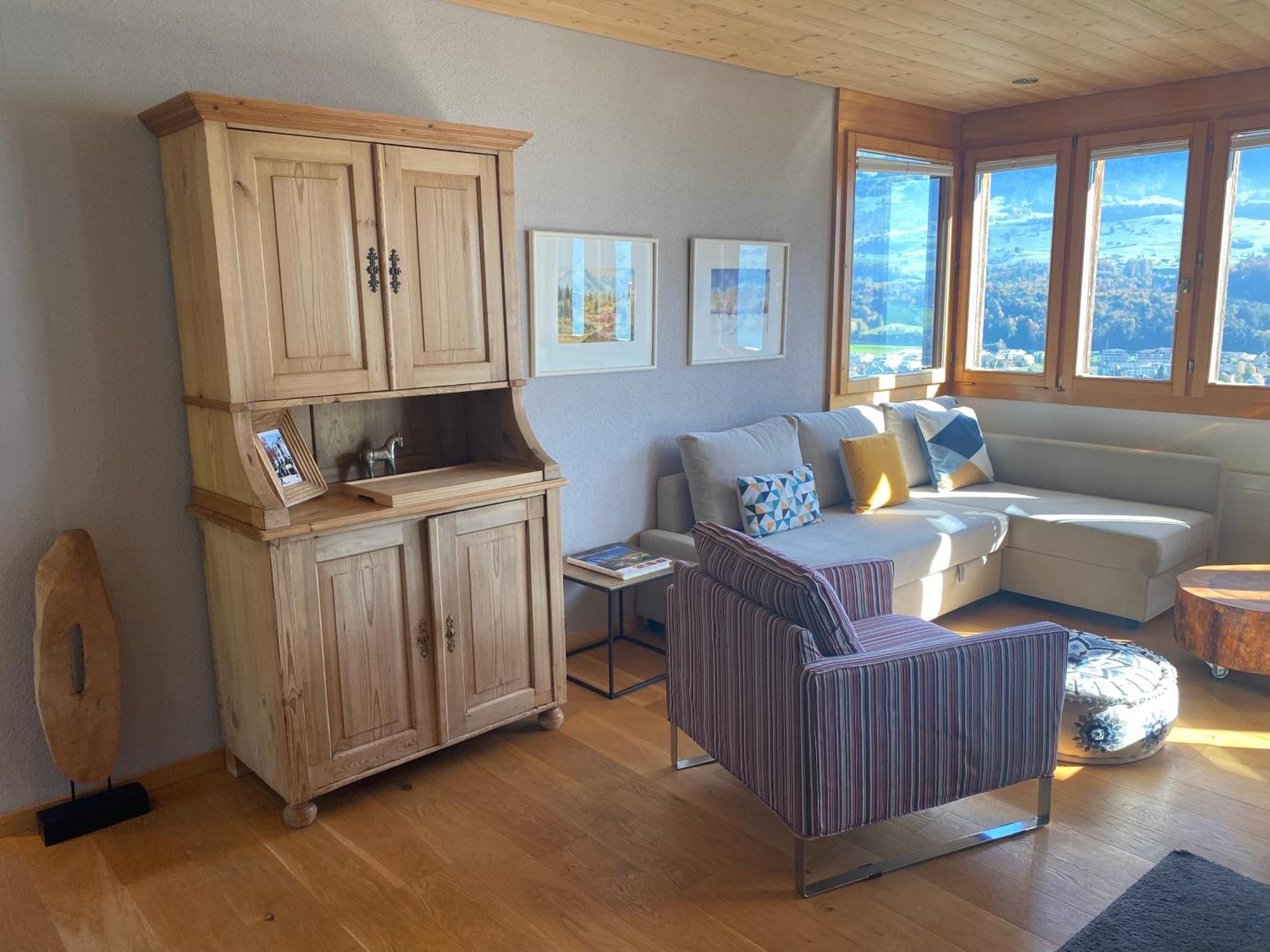 Chalet Seeblick Sarnen Extérieur photo
